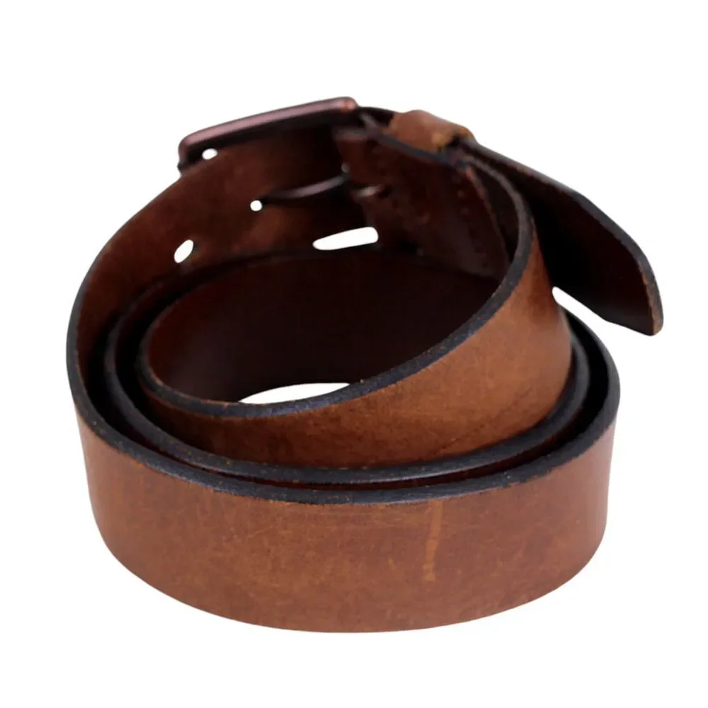 DOCKERS BROWN GENUINE LEATHER 1 3/8